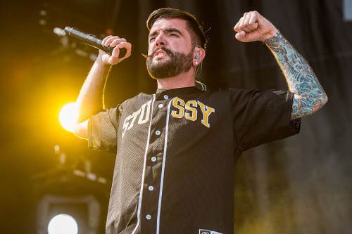 Photo of Jeremy McKinnon singer of the band A Day To Remember -