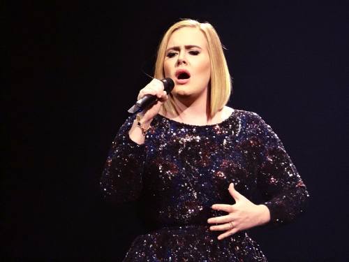 Photo of the singer Adele