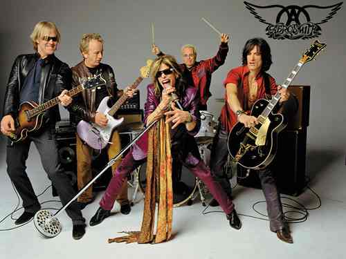 Photo of the band Aerosmith