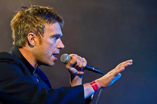 Photo of Damon Albarn leader of Blur