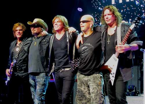 Photo of the band Europe in 2016