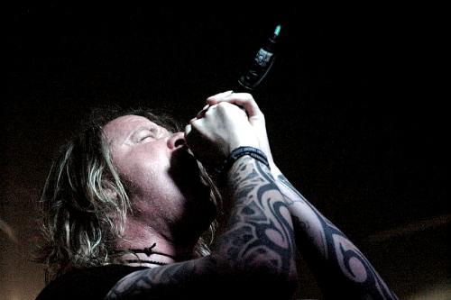 Photo of Burton C. Bell from Fear Factory