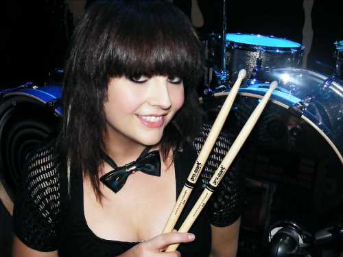 Photo of the drummer of Mindless Self Indulgence