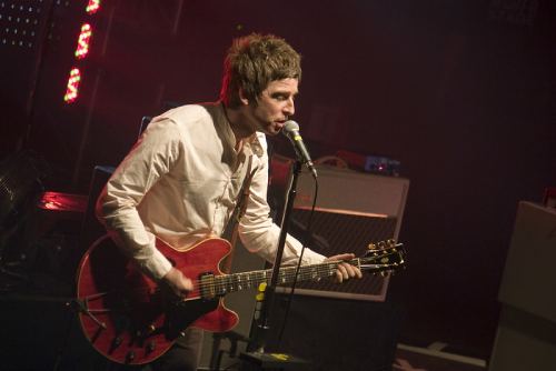 Photo of Noel Gallagher leader of Oasis