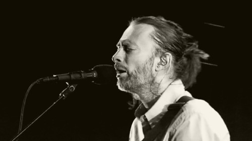 Photo of Thom Yorke singer of Radiohead