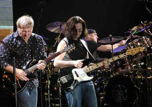 Photo of the Canadian rock band Rush