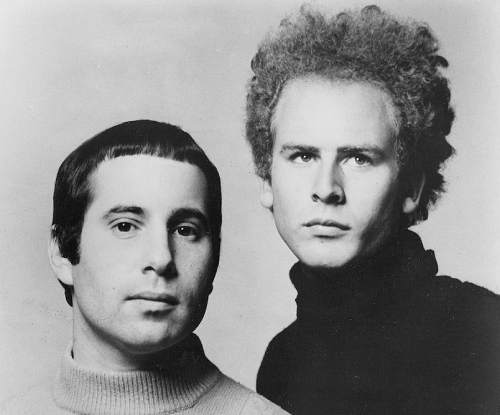 Photo of Simon and Garfunkel in 1968