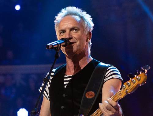 Photo of Sting in 2018