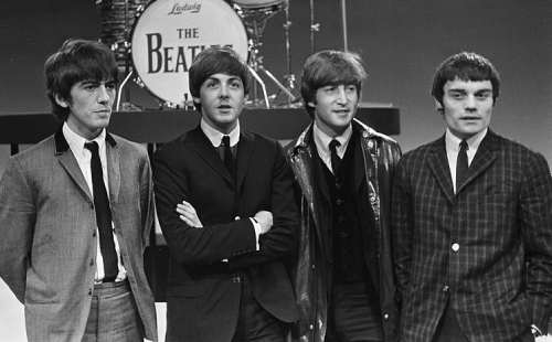 Photo of the band The Beatles