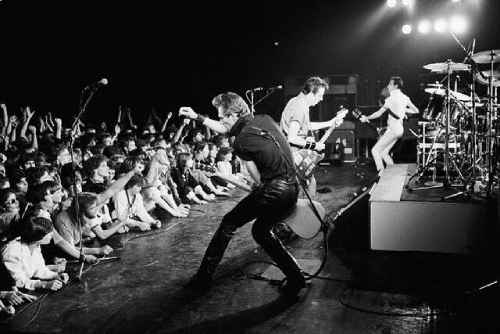 Photo of a concert of The Clash