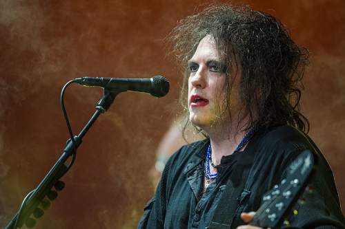 Photo of Robert Smith singer of The Cure
