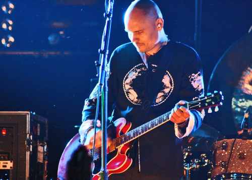 Photo of Billy Corgan leader of The Smashing Pumpkins