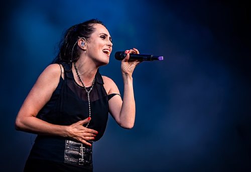Photo of the singer of Within Temptation